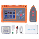 9 in 1 OTDR Optical Fiber Tester PON Test LCD Display Optical Time Domain Reflectometer Line Finder Set 100240V US Plug