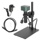 Digital Electronic Eyepiece 4K 8MP 1X150X Magnification USB3.0 Telescope Camera with Bracket AC100 to 240V EU Plug
