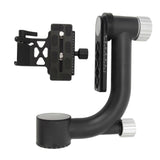 360?? Panoramic Tripod Head Universal Carbon Fiber with Clear Scale Aluminum Alloy Quick Release Plate for DSLR Cameras