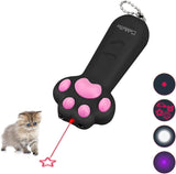 (black) Led Pointer Pet Interactive Toy Claw Pet Training Device White