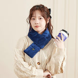Heated Scarf, Heated Scarf, Smart Electric Heated Scarf, Heated Scarf For Men And Women, Soft And Warm Heated Neck Warmer, Winter, Type A, Pink