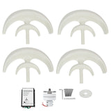 Wind Turbine Lantern Type DoubleLayer Power Generator Wind Hybrid System Parts 400W(12V )