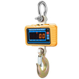 (LED Display Yellow) Heavy Duty Electronic Luggage Scale Multifunctional Digital Scales Digital Display High Accurate Weighing Tool Hook Hung Scale Waterproof Crane Scale