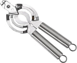 Heavy Milk Bottle And Bottle Opener, Stainless Steel Bottle Opener For Arthritic Elderly, Weak Hands, Multifunctional Manual Can Opener For Home, Kitc