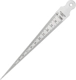 Corner Probe Hole Tapered Space Gauge Stainless Steel Welding Ruler Tapered Inspection Gauge Imperial Measuring Tool