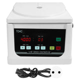 Desktop Centrifuge Machine 2200xg 4000r/min LCD Screen Laboratory Benchtop Centrifuge with Timer for Blood Beauty EU Plug 220V
