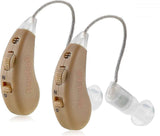 Digital Devices - Rechargeable BTE Personal Speaker Pair with USB Dock - Premium Behind-the-Ear