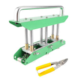 Metal Edge Roller 3 Station Metal Bender Standing Seam Roofing Tool for 090 Degree Bending Angle 1/25 Inch Bends