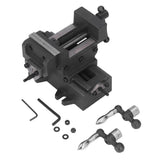 Cross Slide Machine Vise 3in Cast Steel High Accuracy Bench Vise for Milling Drilling Machine