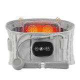 Inflatable Waist Belt Red Light Heating Therapy Pain Relief Waist Massager Lumbar Support Air Decomp