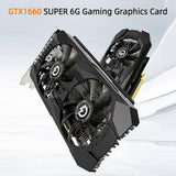 Peladn GTX1660 SUPER 6G Gaming Graphics Card 6G/192bit/GDDR6 Memory Maximum Support 4K Resolution with DP+DVI+HD Output Ports