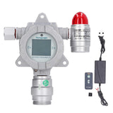 Fixed Combustible Gas Detector RS485 420mA Signal Output LCD Display Gas Leakage Detector for Workshop Ship 100240V EU Plug