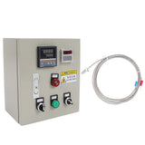 PID Temperature Controller 7.5KW Intelligent Thermostat High Precise Temperature Control Box with Thermocouple AC220V
