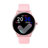 Smart Watch Fitness Trackers Wif Heart Rate MonitorWaterproof IP68(Rose)