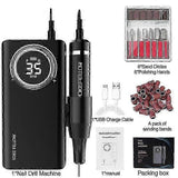 Nail Polisher Manicure Set Grinder Rotary Fast Nail Remover Electric Rechargeable Portable