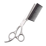 6.0 Inch Multifunctional Hair Scissors Professional Cutting Shears & Combs Two-in-One For Barbers Hairdressing Or Home C9099