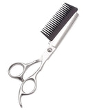 6.0 Inch Multifunctional Hair Scissors Professional Cutting Shears & Combs Two-in-One For Barbers Hairdressing Or Home C9099