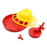 6 Pcs Chicken Feeder Brooder Fountain Automatic Chick Feeding Bucket Drinkers Set Poultry Feeder Cup Farm Animal Feeding