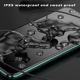 Neck-Style Magnetic Bluetooth 5.1 Headset Wireless Sports Earphone Hanging Neck In-ear Headphone with Anti-wind Noise Reduction