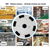 Fisheye Lens 360 Degree Panoramic Camera WIFI V380 Pro APP Smart Home Two Ways Audio Surveillance CCTV Wireless MINI Cam
