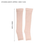 1Pair Medical Compression 30-40mmHg Middle Tube Thin Calf Sleeve Peep-to Socks Pressure Varicose Veins Stockings For Woman