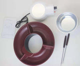 Electric Pot Set, Maker, Chocolate Fountain, Fondue Pots for Grahams Crackers, Marshmallows