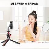 Aluminum Alloy 2Pcs/Set Tablet Clip Base Adapter With 1/4 Inch Screw Hole For Tripod Selfie Stick Bracket