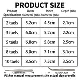 7 Pack Ceramic Quartz Crucibles Accessories Casting Torch Melt Gold Sier 100/150/250/400G/500G