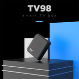 TV98 BT Android 12.0 TV Allwinner H313 Quad Core 2GB 16GB 4K 2.4G 5.0G WIFI Voice Remote Control Media Player Set Top Box