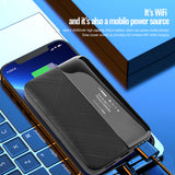 New style KuWFi 150mbps cat4 wireless 10users sim card 6000mAh mobile 4g lte hotspot router for live broadcast