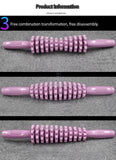 Relax the muscle fascia massager sticks wheel gear fiess drum massage roller elastic rods