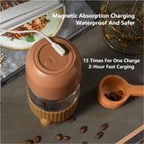 1pc, Electric Coffee Grinder, Automatic Grinding Integrated Mini Coffee And Juice Machine, Mini Portable Coffee Grinder