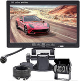 Car Backup Camera With 7 Inch Lcd Screen 18 Led Ir Night Vision Monitor, For Rv/truck/rv/trailer/agricult