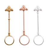 Bee Shape Blunt Holder Joint Cigarette Clip Finger Ring for Women and Men Smoking Accessories