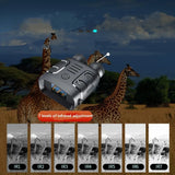 R18 1080P Binocular Infrared Night-Visions Device 5X Binocular Day Night Use Photo Video Taking Digital Zoom for Hunting Boating