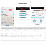1.2 Inch Wifi 24 Hours Electronic LED Digital TIME Display Second Temperature Alarm Clock Wireless Network Timing