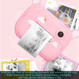 Instant Print Kids Camera 1080P Rechargeable Kids Camera Selfie Video Child Camera For 6-12 Years Old Girls Boys Birthday Gift
