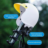 Rainproof Motorcycle SunShade Mini Cell Holder Hat Nylon Snowproof Riding Mobile Phone Helmet Umbrella