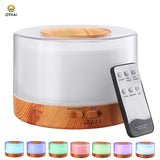 1pc 500ml Ultrasonic Air Humidifier with LED Light and Aromatherapy Diffuser for Home and Room