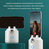Intelligent Auto Face Tracking Camera Smart Shooting Holder Faces Recognition Gesture Phone Tripod Accessories Black