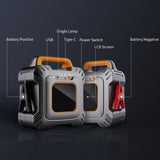 Jump Starter 12V Auto Emergency Start Supply Portable Power Bank Super Capacitor 1500A Current Car Repair Tool
