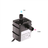 Anself Ultra-quiet Mini DC12V 4.5W Micro Brushless Water Oil Pump Waterproof Submersible Fountain Aquarium 240L/H Lift 300cm