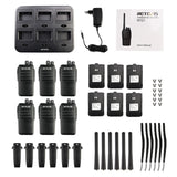RT21 walkie talkie (six sets without charger)+RTC21 way charger, one to six
