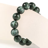 Dark Green Dragon Scale Effect Crystal Bracelet