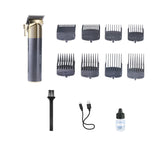 Kemei/Kemei Electric Clipper KM-5081 Barber Shear, Engraving Electric Fader Oil Head Push Clipper Salon, Professional Haircut