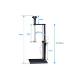 5 gallons Pneumatic industrial lifting hand-held mixer, ink, glue, paint, stepless regulation, high speed