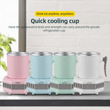 Aluminum Beverage and Mug Electric Bottle Can Cooler Warmer One Click Operation Quick Coog Warming Cup