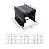 AC220-230V 200-600W PTC fan incubator Thermostatic Electric heater industrial heating element surface insulation