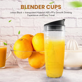 32-Ounce Cup with Sealed Lid Ninja Replacement Parts Accessories for Auto-IQ 1000W and Dual Blender