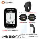 COOSPO CS500 Bike Computer GPS Route Navigation Cycg Odometer Wireless Cycle Stopwatch ANT+ Bluetooth5.0 Bicycle Speedometer
